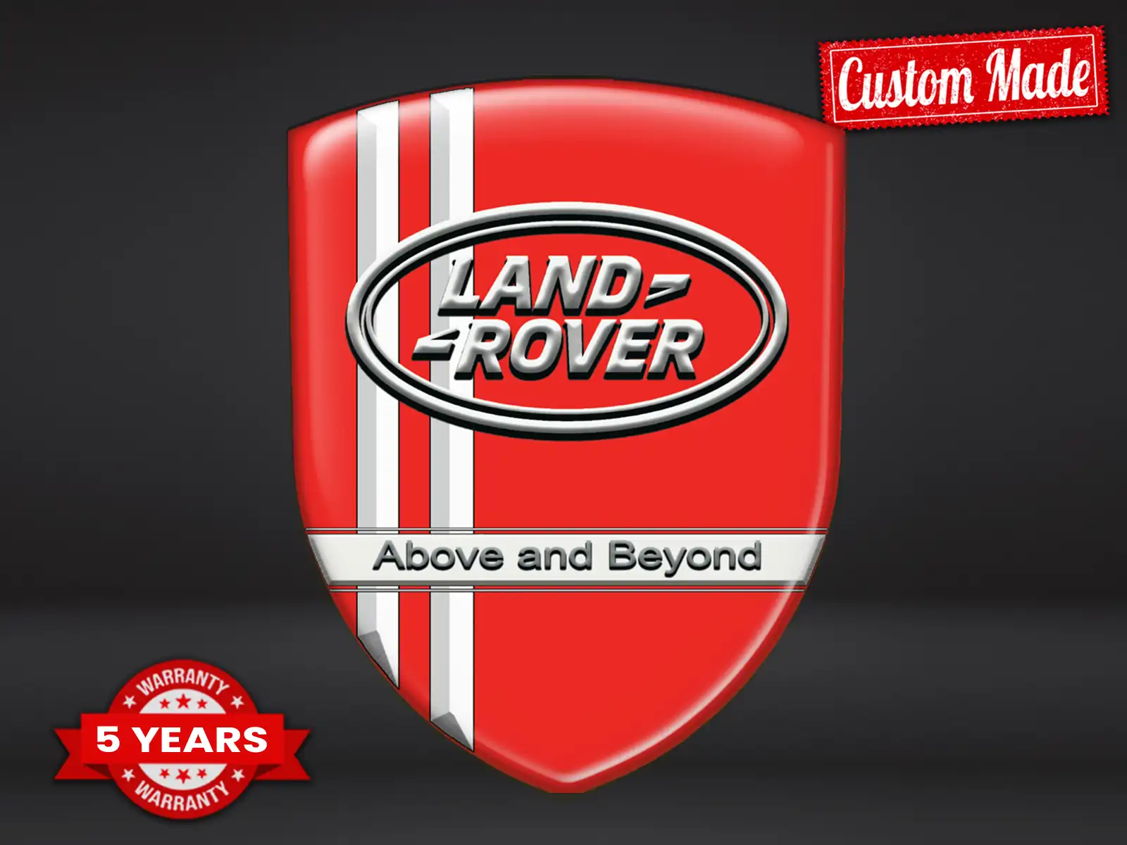Land Rover Insignias En Relieve Resistente Máximo Elegante Pro